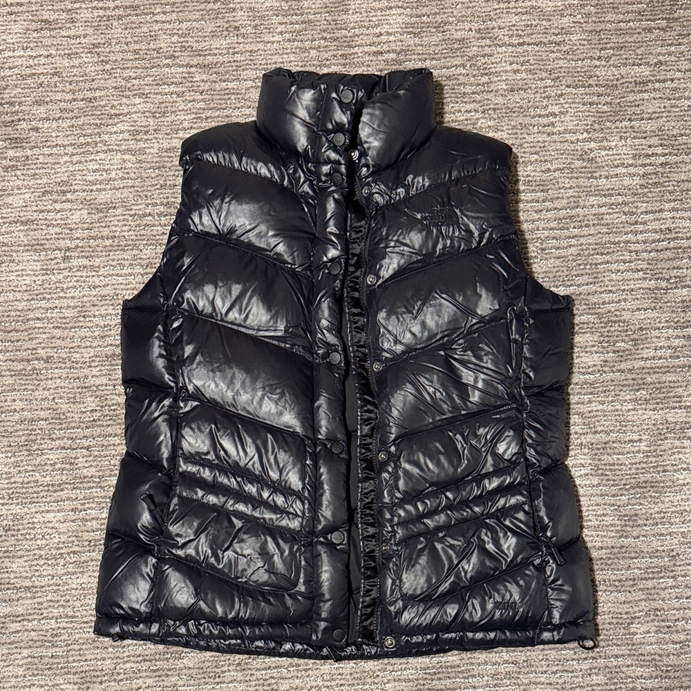The North Face Black Puffer Vest